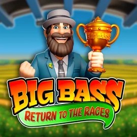 Big Bass Return to the Races slot logo by Pragmatic Play at Binobet Casino