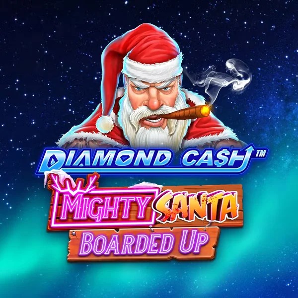 Diamond Cash Mighty Santa Boarded Up game by Greentube – logo hosted on Binobet Casino